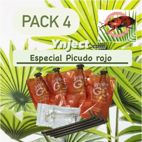 Pack 4 Picudo Rojo