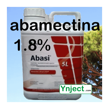 Mactina (abamectina 1.8%), 5 litros ynject procesionaria del pino