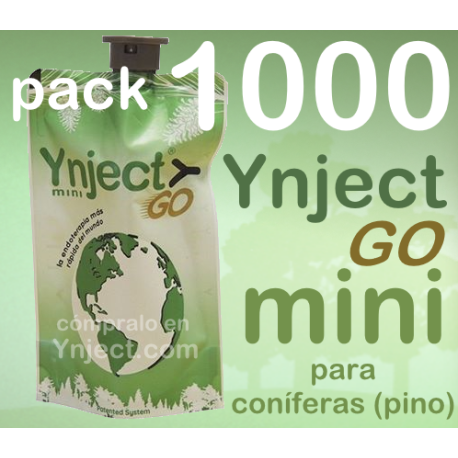 Pack 1000 Ynject Go mini (pino)