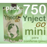 Pack 750 Ynject Go mini (pino)