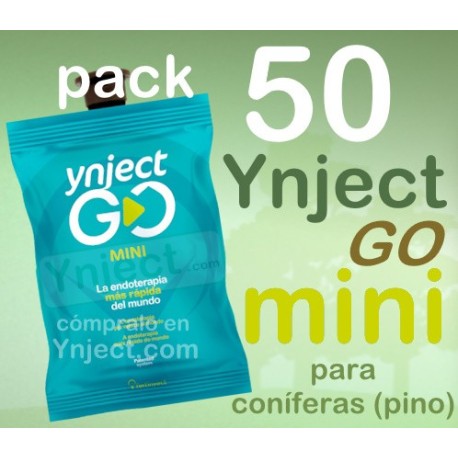Pack 50 Ynject Go mini (pino)