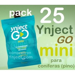 Pack 25 Ynject Go mini (pino)